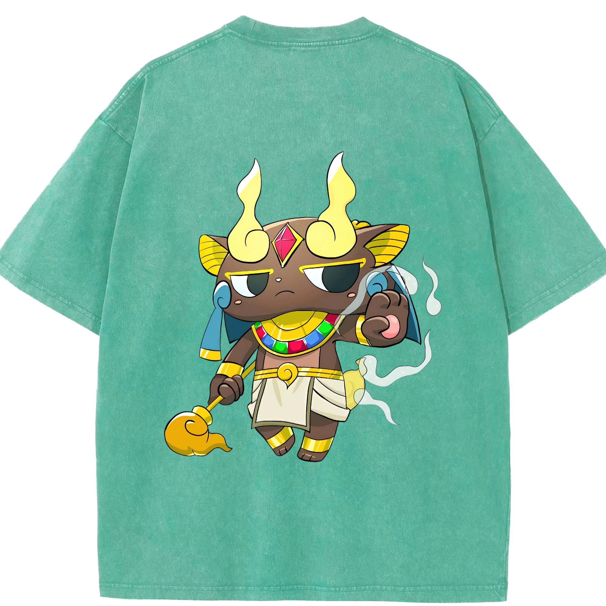 （画像用） 妖怪ウォッチ Yo-kai Watch 綿100% ヴィンテージ風 半袖Tシャツ（背面プリント）